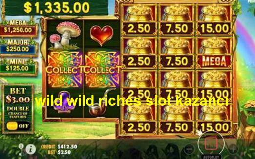 wild wild riches slot kazancı